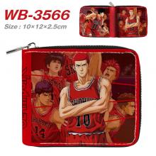 Slam Dunk anime zipper wallet purse