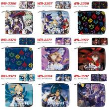 Genshin Impact game zipper wallet purse