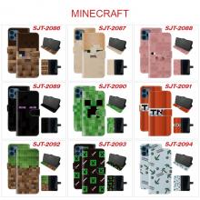 Minecraft game phone flip cover case iphone 13/12/11