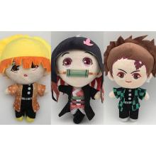 8inches Demon Slayer Kamado Nezuko Tanjirou Agatsuma Zenitsu plush doll