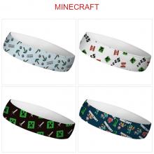 Minecraft sports headbands headwrap sweatband