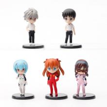 EVA anime figures set(5pcs a set)(OPP bag)