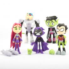 Teen Titans anime figures set(5pcs a set)(OPP bag)