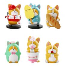 Corgi figures set(6pcs a set)(OPP bag)