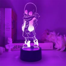 Undertale game 3D 7 Color Lamp Touch Lampe Nightlight+USB