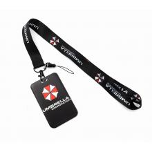 Resident Evil for keys ID card gym phone straps USB badge holder diy hang rope
