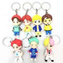 BTS BT21 star key chain