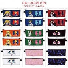 Sailor Moon anime PU zipper pen case pencil bag