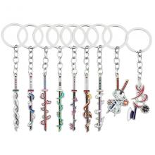 Demon Slayer anime mini weapon knife sword key chain