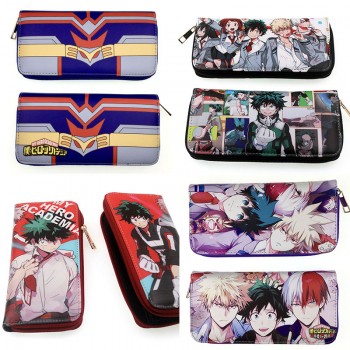 My Hero Academia anime long wallet