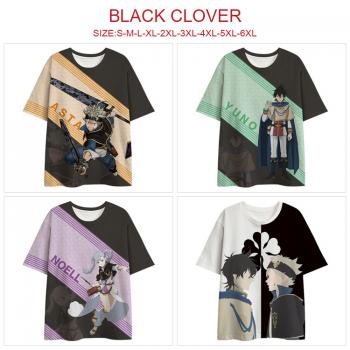 Black Clover anime short sleeve t-shirt