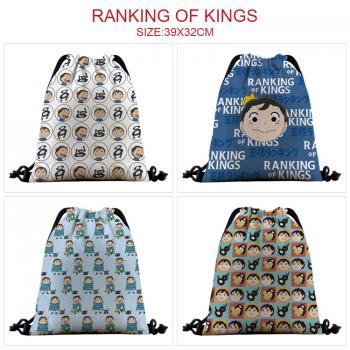 Ranking of Kings anime nylon drawstring backpack bag