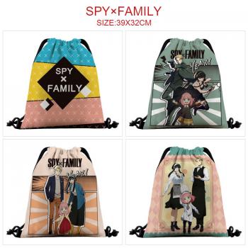 SPY x FAMILY anime nylon drawstring backpack bag
