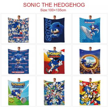 Sonic The Hedgehog game flano summer quilt blanket