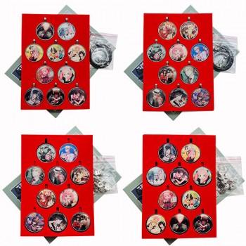 SPY FAMILY anime necklaces/pins(10pcs a set)