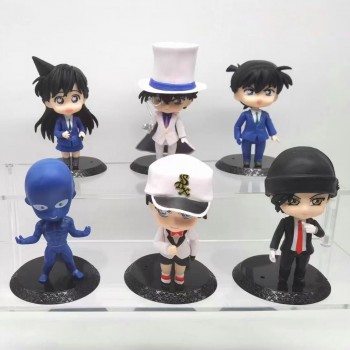 Detective conan anime figures set(6pcs a set)(OPP bag)