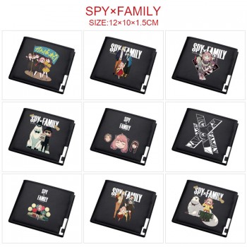 SPY FAMILY anime black wallet