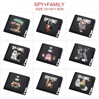 SPY x FAMILY anime black wallet