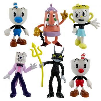 Cuphead game figures set(6pcs a set)(OPP bag)