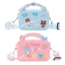 Melody Cinnamoroll Stitch silicone satchel shoulde...