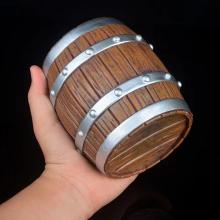 One Piece Wine barrel barile case