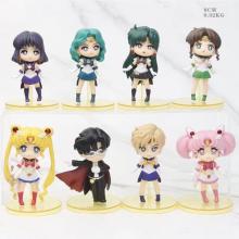 Sailor Moon anime figure dolls set(8pcs a set)(OPP...
