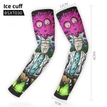 Rick and Morty anime ice cuff oversleeves a pair