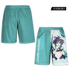 Genshin Impact game casual shorts trousers