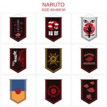 Naruto anime flags 90*60CM