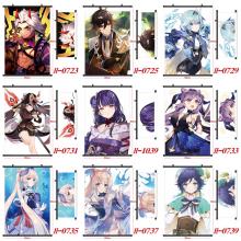 Genshin Impact game wall scroll wallscrolls 60*90C...