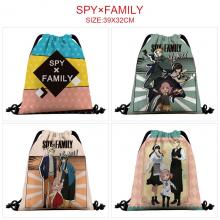 SPY x FAMILY anime nylon drawstring backpack bag