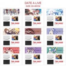 Date A Live anime big mouse pad mat 30*80CM