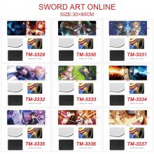 Sword Art Online anime big mouse pad mat 30*80CM