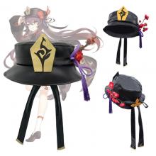 Genshin Impact Hu Tao game cosplay pu hat