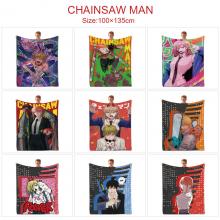 Chainsaw Man anime flano summer quilt blanket