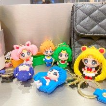 Sailor Moon anime figure doll key chains