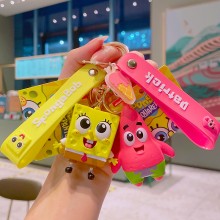 Genuine Spongebob anime figure doll key chains
