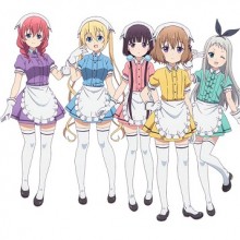 BlendS Kanzaki Hideri Coffee Maid Maika Sakuranomiya Cosplay Costume Dress Cloth