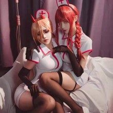 Chainsaw Man Makima cosplay nurse uniform costume ...