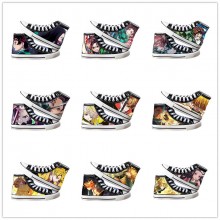Demon Slayer anime canvas shoes student plimsolls a pair