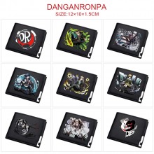 Dangan Ronpa anime black wallet