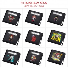 Chainsaw Man anime black wallet