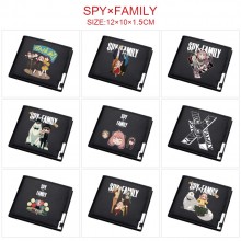 SPY FAMILY anime black wallet