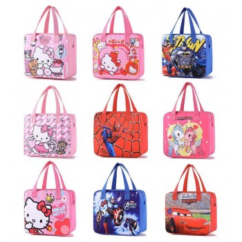 Hello Kitty Spider man anime shopping bag handbag