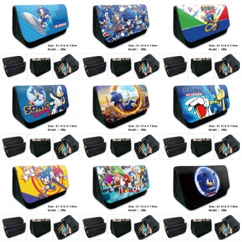 Sonic the Hedgehog anime pen bag pencil bag