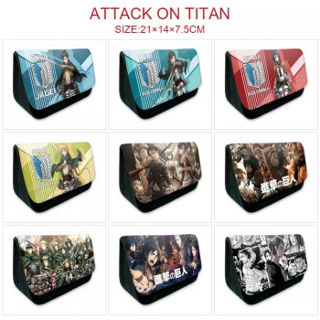 Attack on Titan anime pen bag pencil case