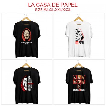 La casa de papel short sleeve cotton t-shirt