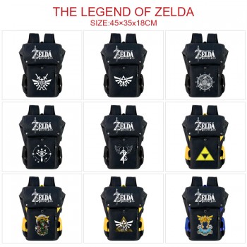 The Legend of Zelda game USB nylon backpack school bag