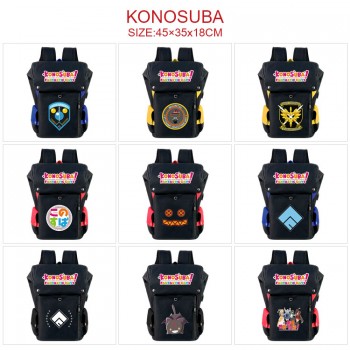 Kono Subarashii Sekai ni Shukufuku wo USB nylon backpack school bag
