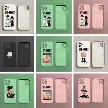 SPY FAMILY anime liquid silicone phone case